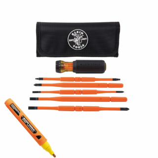 Klein Tools 8-in-1 Insulated Screwdriver Set with Free Paint Marker